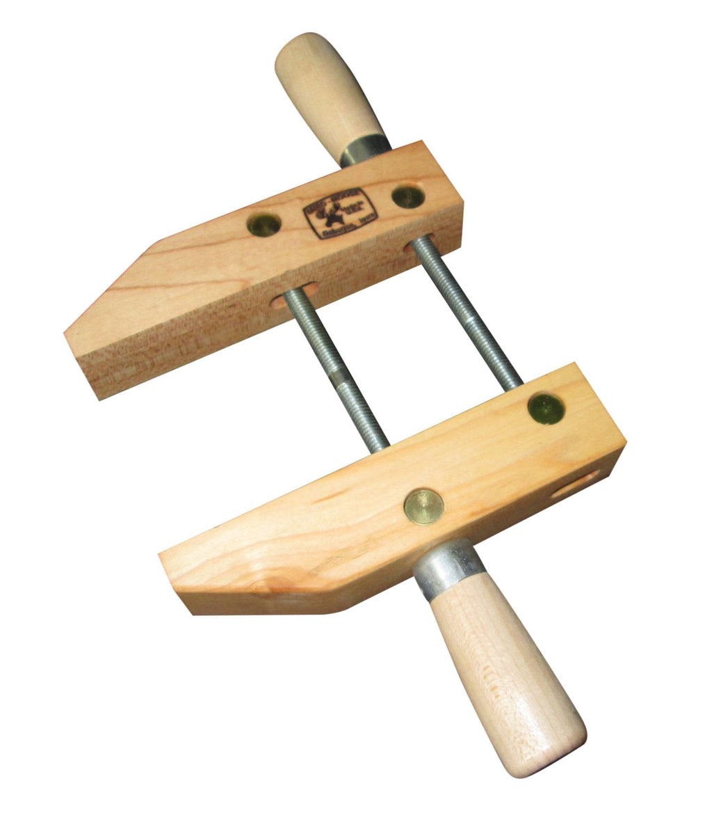 [Australia - AusPower] - Dubuque Clamp Works Made in USA Wood Hand Screw Clamp 6 inch Hard Maple Jaw 1 