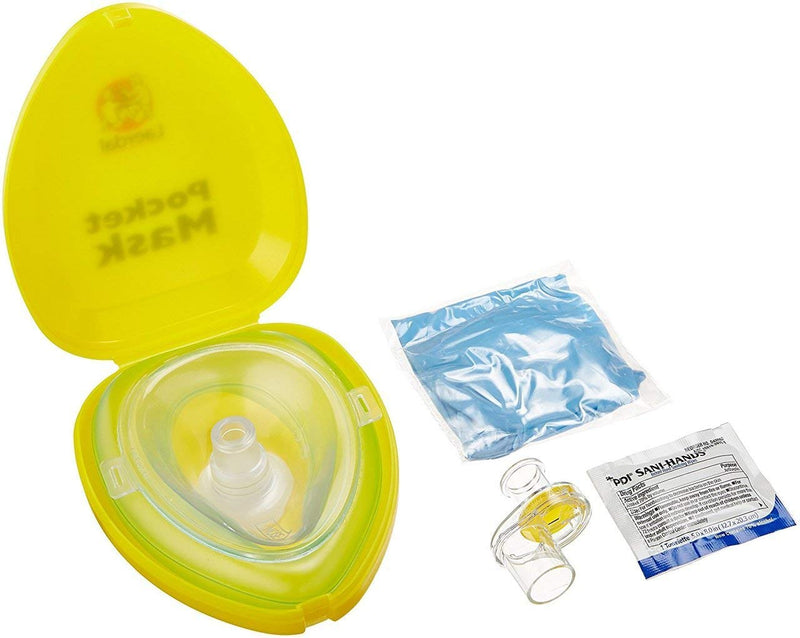 [Australia - AusPower] - Laerdal CPR Pocket Mask, Complete, Yellow Hard Case 