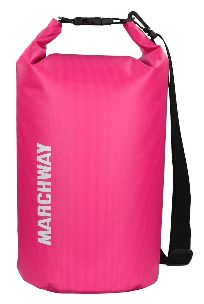[Australia - AusPower] - MARCHWAY Floating Waterproof Dry Bag 5L/10L/20L/30L/40L, Roll Top Sack Keeps Gear Dry for Kayaking, Rafting, Boating, Swimming, Camping, Hiking, Beach, Fishing Pink 20L 