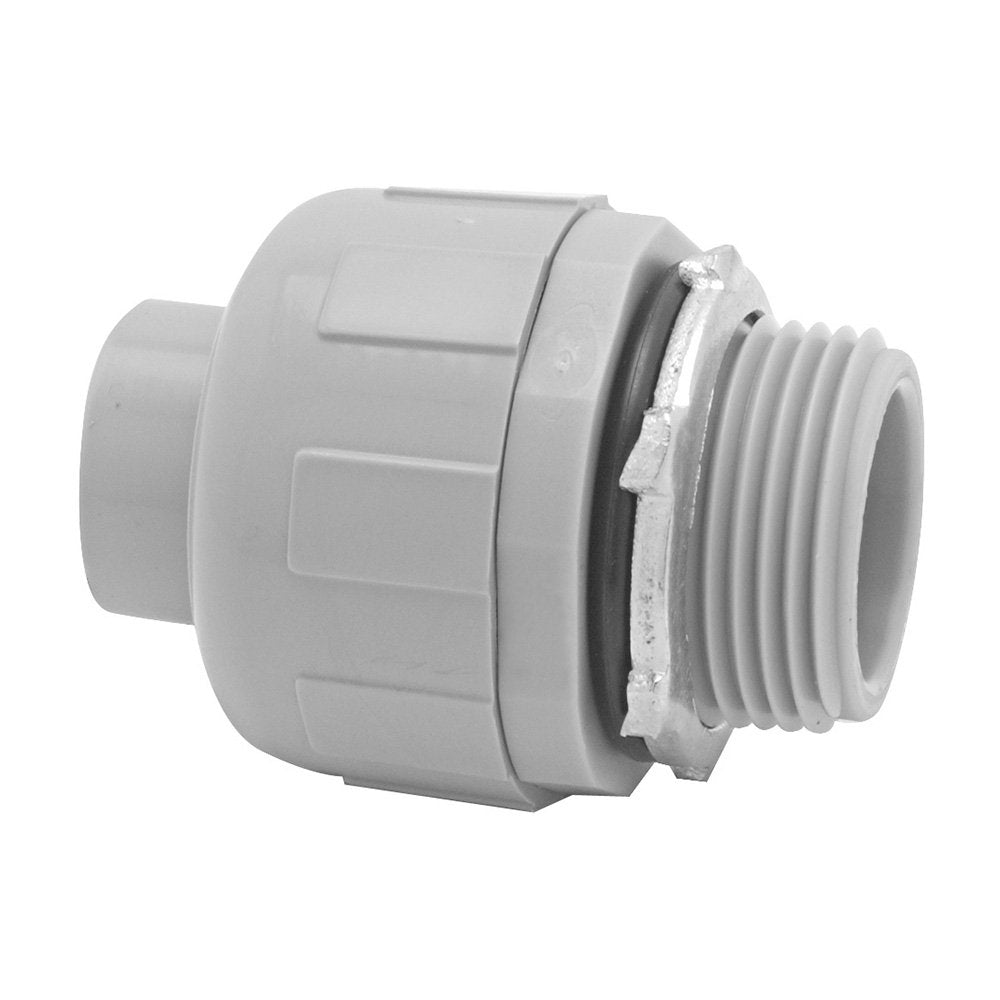 [Australia - AusPower] - Madison Electric Products NMLQ-1050 1/2 STR NM LT Connector (25 Pack) Gray 