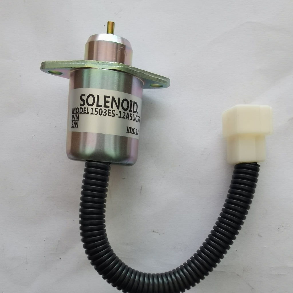 [Australia - AusPower] - 1503ES-12A5UC5S Fuel Shutoff, Stop Solenoid FITS 16616-6001-0 SA4569T, 12V 