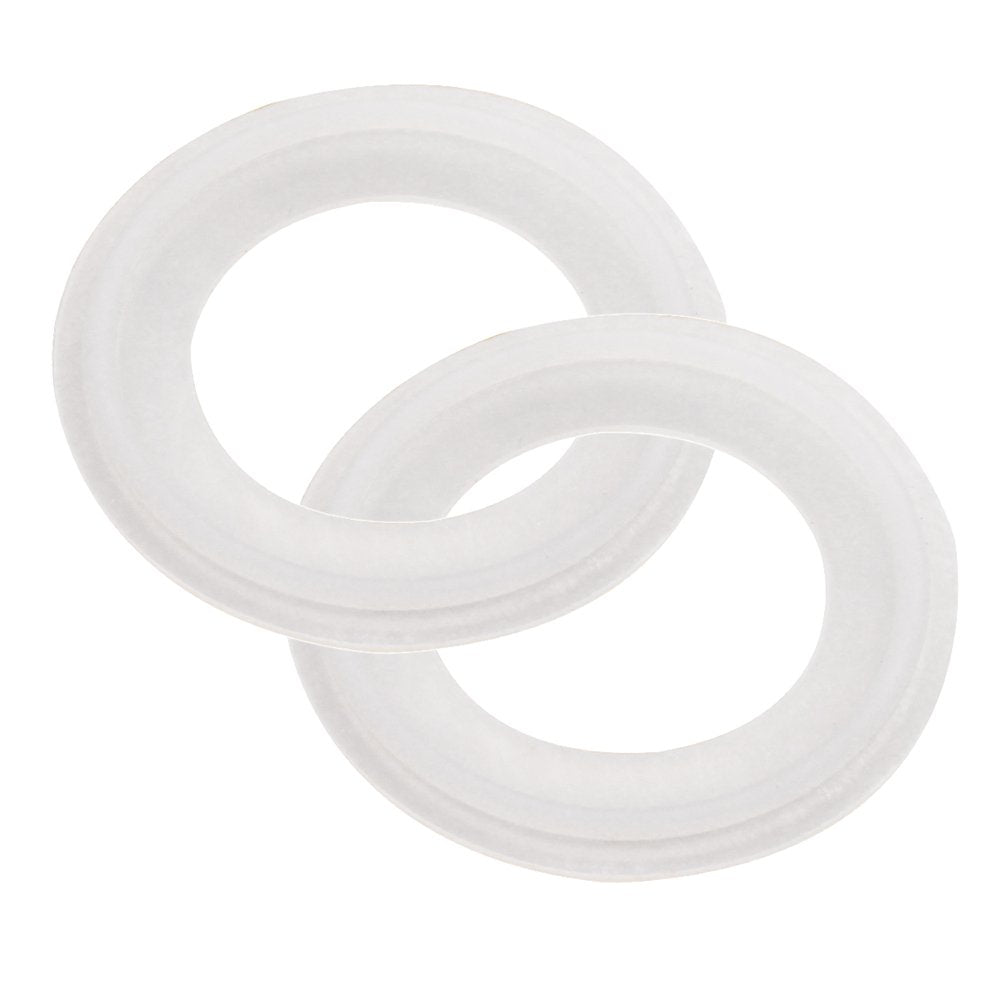 [Australia - AusPower] - DERNORD Silicone Gasket Tri-Clover (Tri-clamp) O-Ring - 1.5 Inch (Pack of 2) Pack of 2 