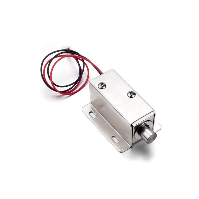 [Australia - AusPower] - ATOPLEE 2pcs Electromagnetic Solenoid Lock for Cabinet Door Drawer，DC 12V 0.8A Slim Design Lock（55X42X27mm) 