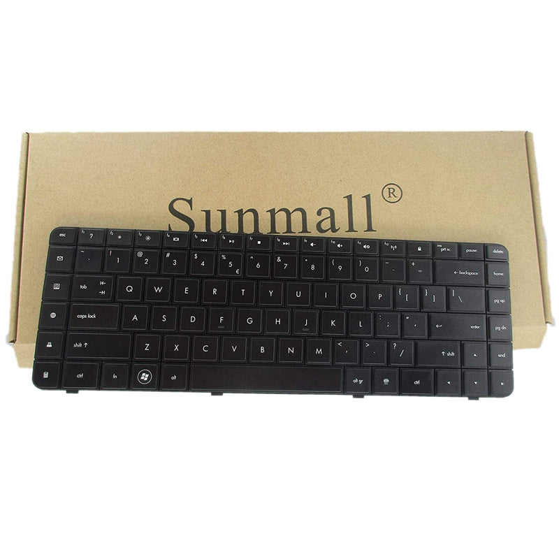 [Australia - AusPower] - SUNMALL Replacement Keyboard with Ribbon Cable Compatible with HP Compaq Presario CQ62 G62 G56 CQ56 Series Compatible with Part Number 595199-001 613386-001 6098 Cq56-100 G56-100 G62-340US US Layout 