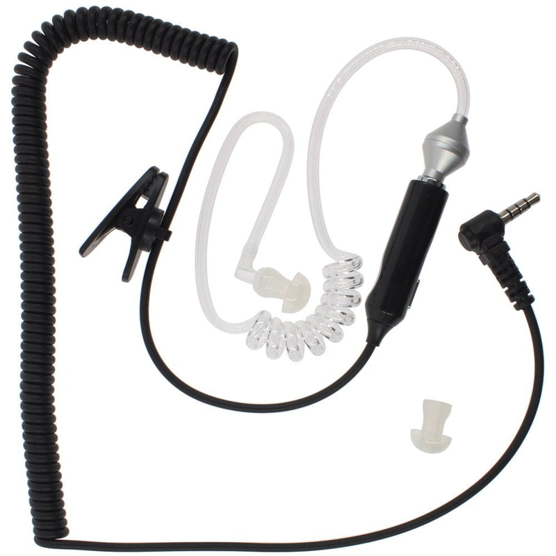 [Australia - AusPower] - KENMAX® Flexible Listing Only Air Covert Acoustic Tube Earpiece FBI Curve Line Headset for Yaesu Vertex VX-1R 