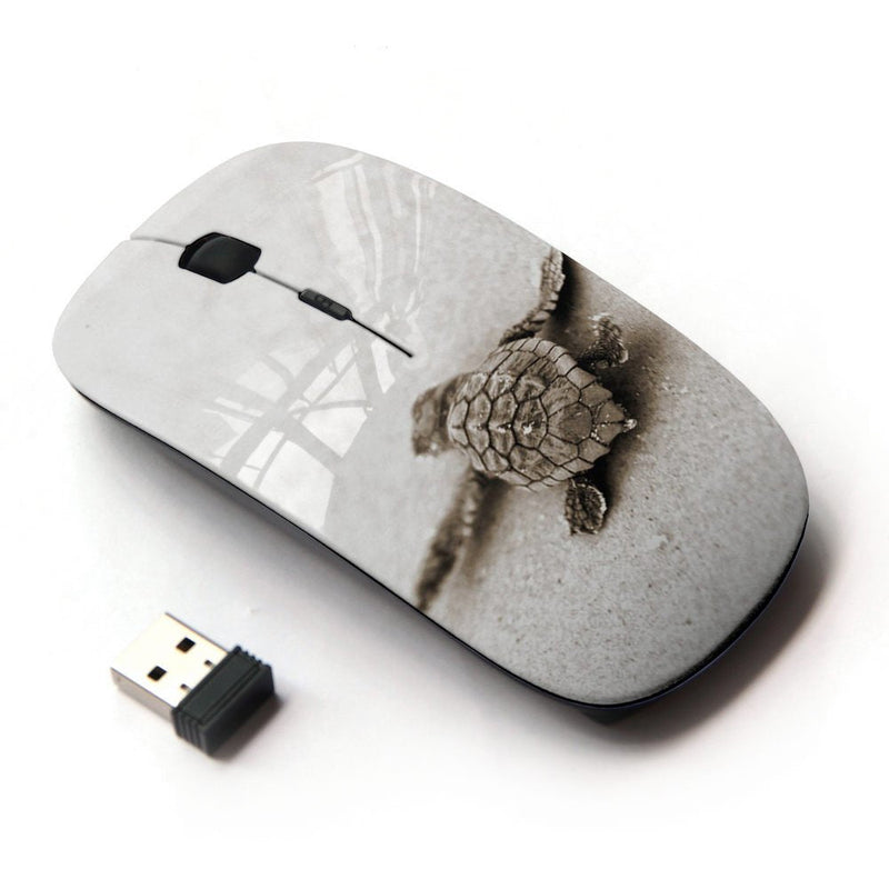 [Australia - AusPower] - KOOLmouse [ Optical 2.4G Wireless Mouse ] [ Turtle Baby Cute Sand Sea Animal Marine ] 