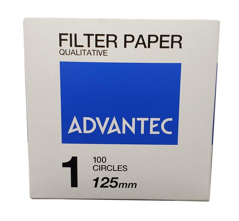 [Australia - AusPower] - Advantec MFS N0112.5CM Qualitative Filter Paper, No. 1, 0.20 mm Thickness, 125" Length (Pack of 100) 