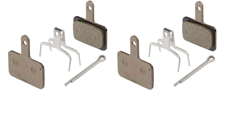 [Australia - AusPower] - SHIMANO 2 Pairs Disc Brake Pads & Spring B01S-B03S (Resin) 