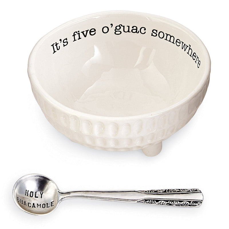 [Australia - AusPower] - Mud Pie Circa Guacamole and Salsa Serving Dish Sets (Five O'Guac) 