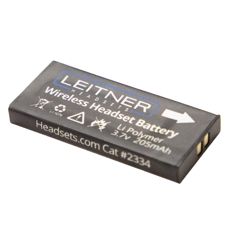 [Australia - AusPower] - Genuine Leitner Replacement Battery – Works with All Leitner Wireless Telephone Headsets 
