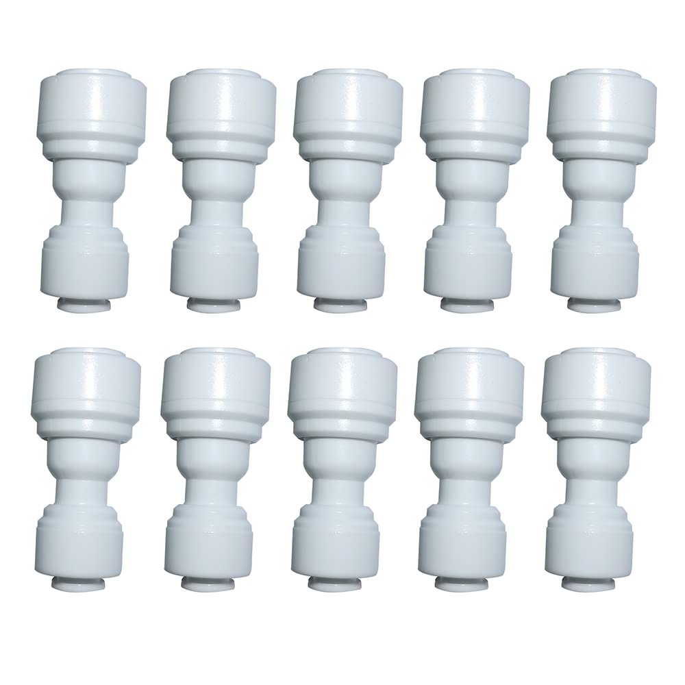 [Australia - AusPower] - YZM Reducing Straight Union 3/8" to 1/4" Quick Connector fittings RO Water Filters set of 10 