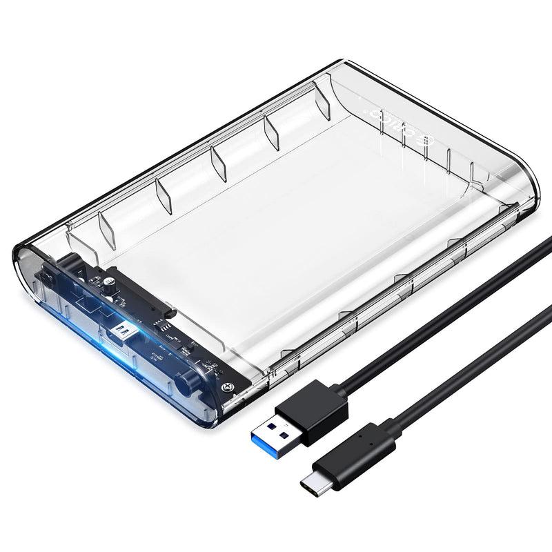 [Australia - AusPower] - ORICO 3.5inch External Hard Drive Enclosure USB 3.1 Gen 1 for 2.5/3.5 SSD HDD Type-C to SATA Hard Drive Case 5Gbps Tool Free Support 16TB Compatible with WD,PS4,Xbox -3139C3 