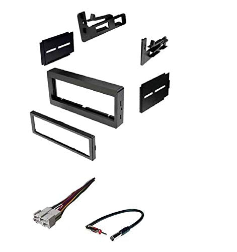 [Australia - AusPower] - Car Stereo Dash Kit, Wire Harness, Antenna Adapter for Installing a Radio for Some 1995-2002 Cadillac Escalade Astro Avalanche Express Silverado Suburban Tahoe GMC Safari Savana Sierra Yukon 
