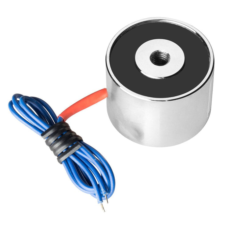 [Australia - AusPower] - uxcell 12VDC 200N Electric Lifting Magnet Electromagnet Solenoid Lift Holding Silver Tone 