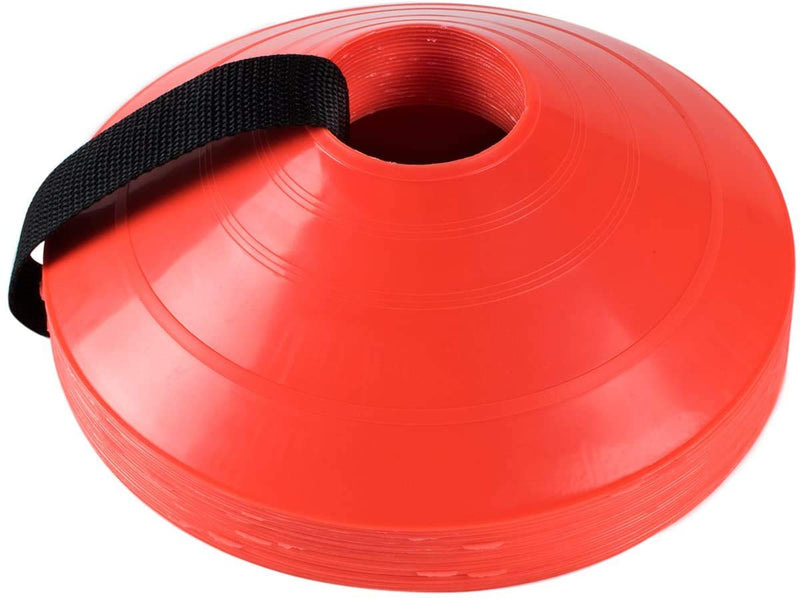 [Australia - AusPower] - Super Z Outlet Bright Orange Round Cones Sports Equipment for Fitness Training (20 Pack) 