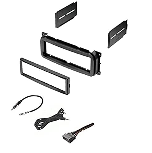 [Australia - AusPower] - Single Din Car Stereo Dash Kit, Wire Harness, Antenna Adapter for Some Dodge 02-07 Caravan, 02-04 Dakota, 02-03 Durango, 02-05 Intrepid, 02-06 Neon, 02-05 Ram 1500, 03-05 Ram 2500/3500, 02-06 Stratus 