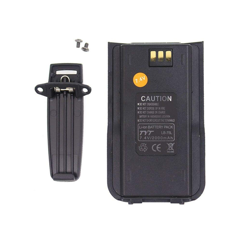 [Australia - AusPower] - ANYSECU 7.4V 2000MAh Battery Pack for TYT MD-380 DMR Digital Two Way Radio 