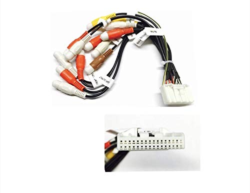 [Australia - AusPower] - ASC Car Stereo RCA Audio Video Wire Harness Plug for Select Pioneer/Premier 32 Pin Aftermarket DVD Nav Radio- CDP1335, CDP1304 CDP1540, AVIC-X920BT,X920 AVIC-Z120BT X850BT X8510BT X950BH Z150BH 