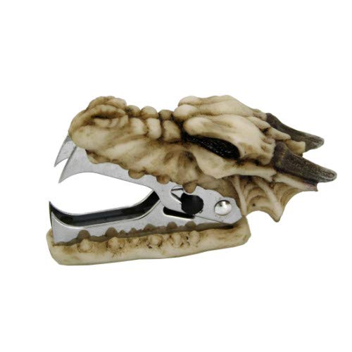 [Australia - AusPower] - Pacific Giftware Novelty Archaic Bone Dragon Staple Remover Office Desktop Stationery 3.25 Inch L 