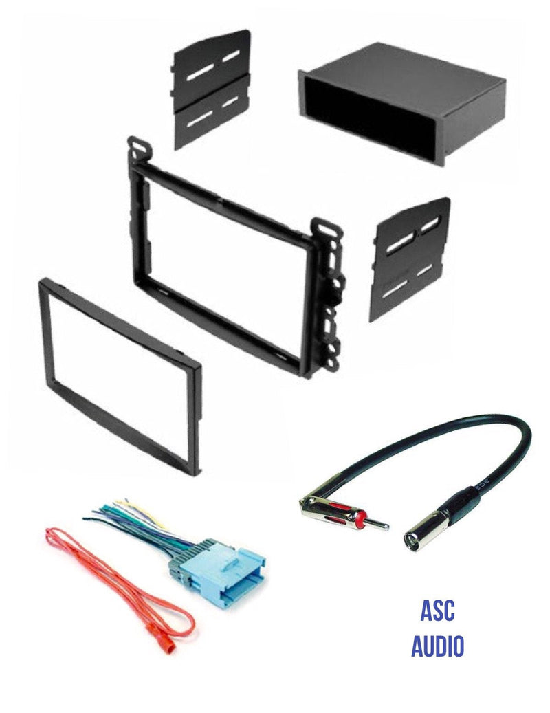 [Australia - AusPower] - ASC Stereo Dash Kit, Wire Harness, and Antenna Adapter for some Chevrolet: 2005-2006 Cobalt, 2005-2006 Equinox, 2004-2007 Malibu / Maxx (no Classic model); Pontiac: 2005-2008 G6, 2006 Torrent 