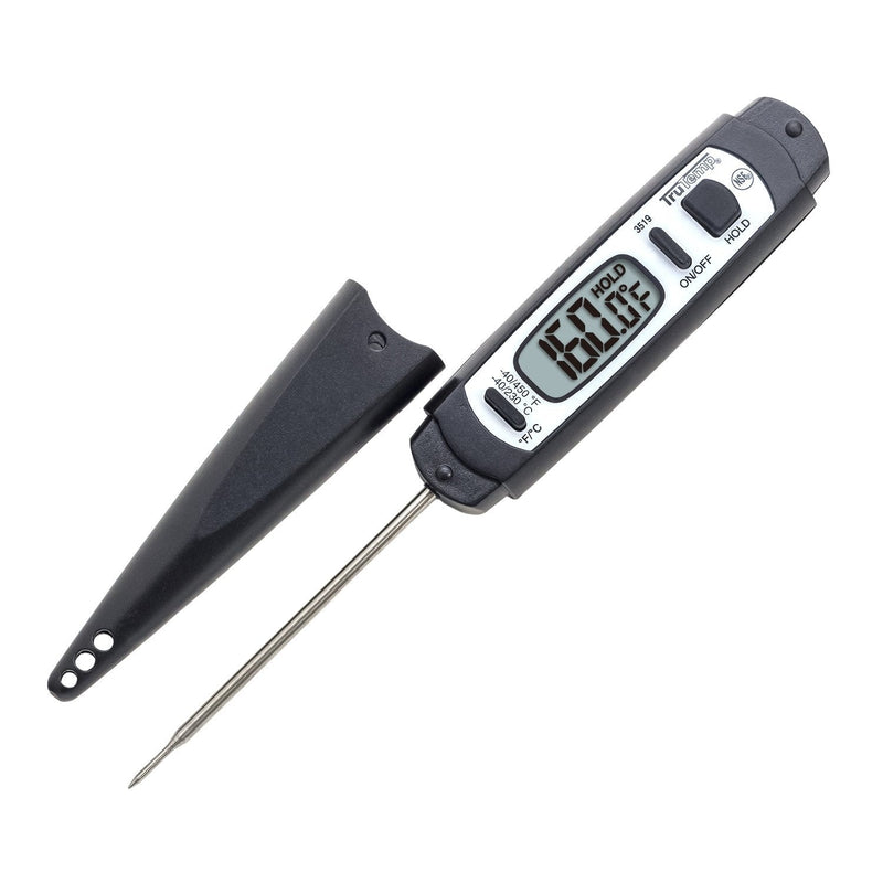 [Australia - AusPower] - Taylor Precision Products Waterproof Digital Thermometer with 1.5 mm Probe, 0.88' Height, 8.5' Width, 5.0' Length, One Size, Black 