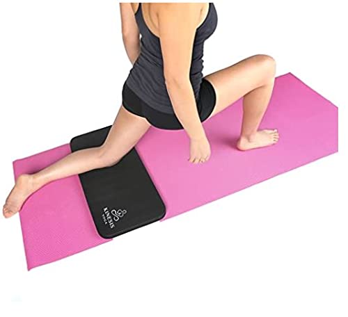 [Australia - AusPower] - Kinesis Yoga Knee Pad Cushion - Extra Thick 1 inch (25mm) for Pain Free Yoga - Includes Breathable Mesh Bag for Easy Travel and Storage (Does Not Include Yoga Mat) 