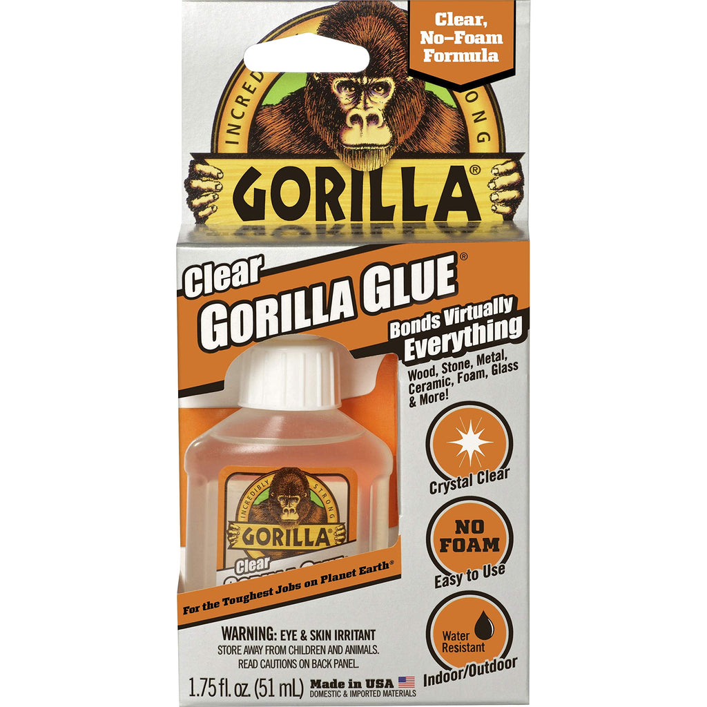 [Australia - AusPower] - Gorilla Clear Glue, 1.75 Ounce Bottle, Clear, (Pack of 1) 1 - Pack 