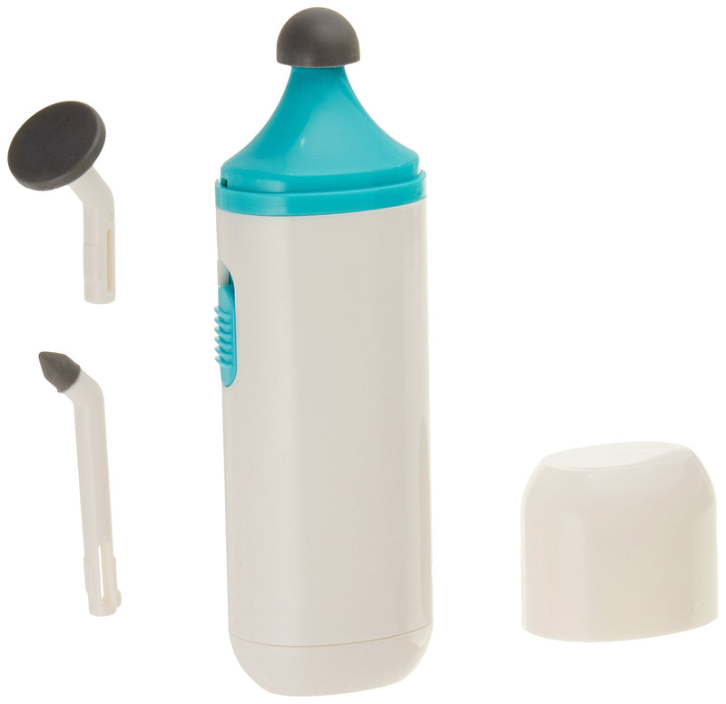 [Australia - AusPower] - Rolyan Mini Massager, Compact Battery Operated Medical Massager for Scar Tissue, Includes 3 Massage Heads, Small Massaging Device for Surgery Scars, Hands, Feet, & Small Areas, Relaxing Pulse Massager 
