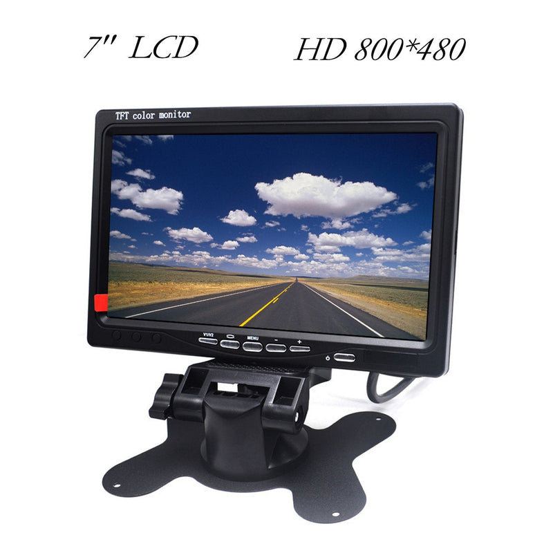 [Australia - AusPower] - HD Car Monitor Padarsey 7" HD 800×480 LED Backlight TFT LCD Monitor for Car Rearview Cameras, Car DVD, Serveillance Camera, STB, Satellite Receiver and Other Video Equipment 