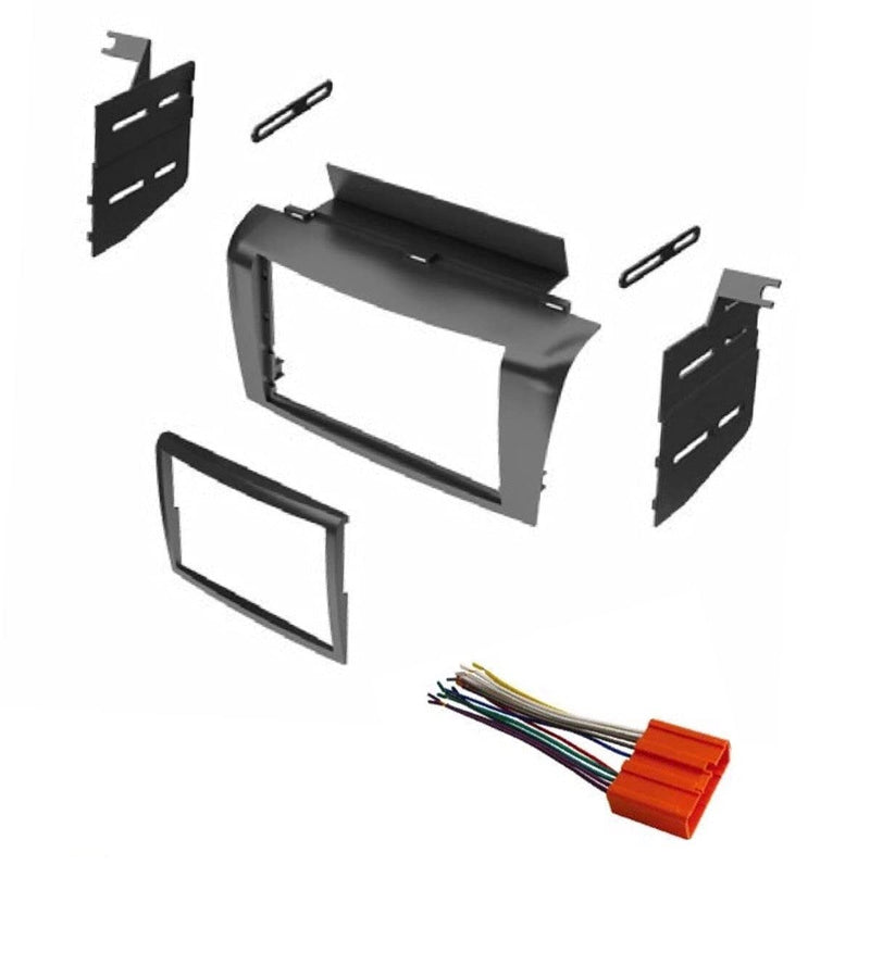 [Australia - AusPower] - ASC Audio Car Stereo Radio Install Dash Mount Kit and Wire Harness for Installing a Double Din Radio for 2004 2005 2006 2007 2008 2009 Mazda3 Mazda 3 