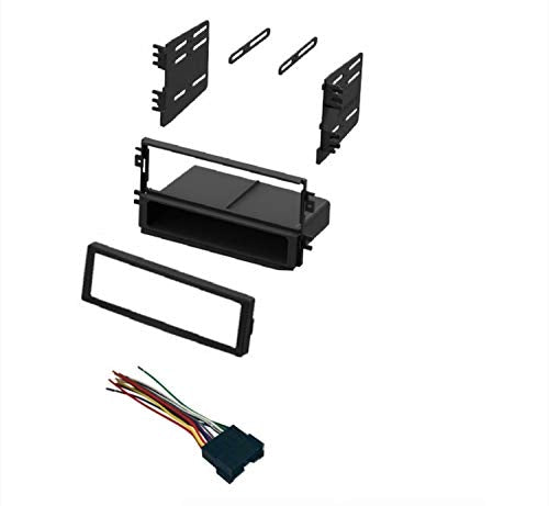 [Australia - AusPower] - ASC Audio Car Stereo Radio Dash Kit and Wire Harness for Installing a Single Din Radio for 2001-2004 Kia Optima, 2003-2005 Kia Rio, 2003-2005 Kia Sedona, 2003 Kia Spectra 