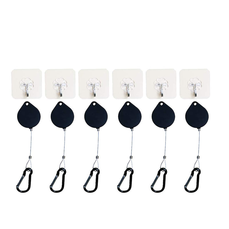 [Australia - AusPower] - (6 Packs) Orzero Lanyards and Adhesive Hooks for HTC Vive , Oculus Rift S ,Sony Playstation VR Virtual Reality Headset or Other Wired VR Games No More Cable Worries with VR Cable Management 