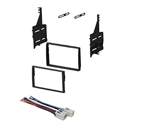 [Australia - AusPower] - ASC Car Stereo Dash Install Kit and Wire Harness for Installing a Double Din Radio for 2005 2006 Nissan Altima 