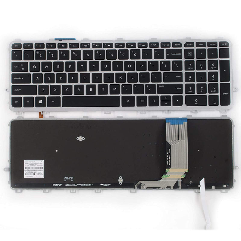 [Australia - AusPower] - SUNMALL Laptop Keyboard Replacement Compatible with HP Envy 15-J 17-J 15-j000 15-j100 15t-J000 15t-j100 15z-j000 17-j000 17t-j000,HP TouchSmart 15-J 15T-J 17-J 17T-J 15-J000 17-J000 US Layout 