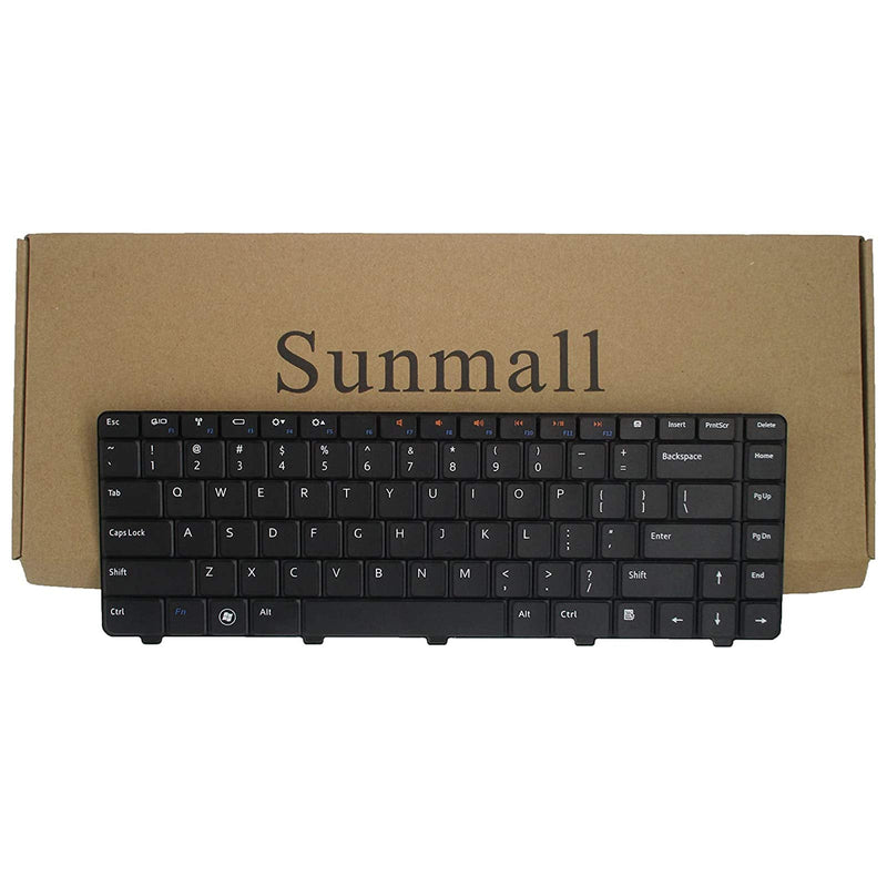 [Australia - AusPower] - SUNMALL Laptop Replacement Keyboard for Dell Inspiron 14V 14R N4010 N4030 N3010 N5030 M5030 Series Black US Layout（6 Months Warranty） 