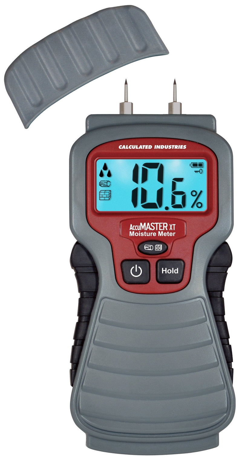 [Australia - AusPower] - Calculated Industries 7440 AccuMASTER XT Digital Moisture Meter | Handheld |Pin Type | Backlit LCD Display | Detects Leaks, Damp and Moisture in Wood, Walls, Ceilings, Carpet and Firewood Pin-Type, Backlit LCD Sensors 