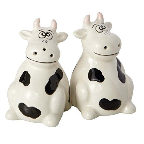 [Australia - AusPower] - DII Design Imports Ceramic Salt & Pepper Shakers (Cows) 