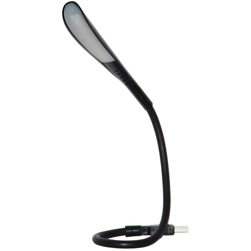 [Australia - AusPower] - USB Reading Lamp with 14 LEDs Dimmable Touch Switch and Flexible Gooseneck for Notebook Laptop, Desktop, PC and MAC Computer + On/Off Setting (14 LED, Black) 14 LED 