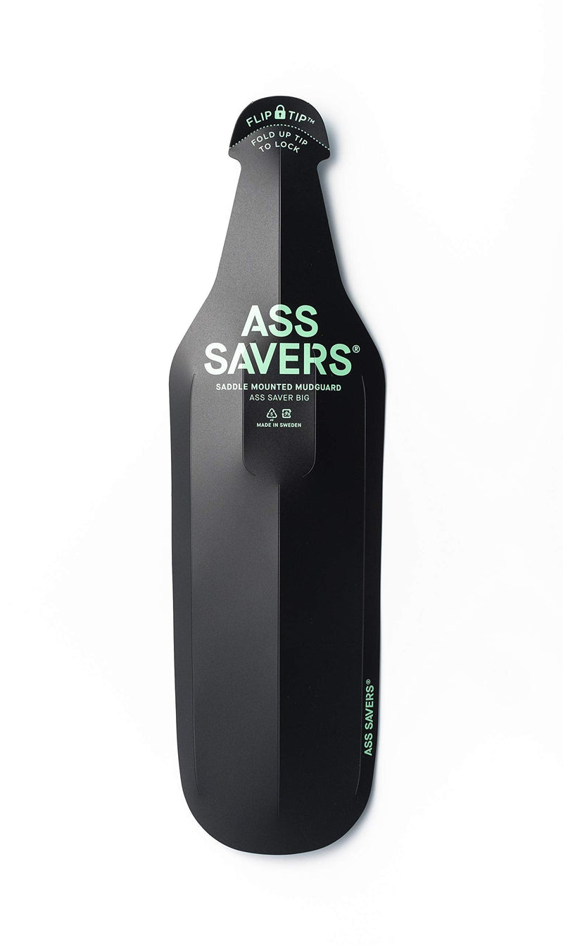 [Australia - AusPower] - Ass Savers Big Saddle Mounted Mudguard for Wide Tyres xx/big Black 