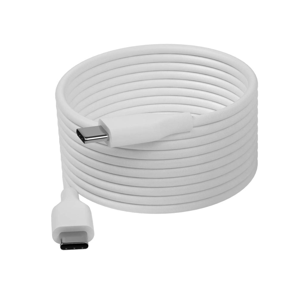 [Australia - AusPower] - 7.5 FT USB C to USB C Charging Cable Fit for Google Pixel 5 4/2/3/3a/2 XL/3 XL/3a XL 4a XL, MacBook, iPad pro 2018, Nexus 6P 5X and More White 