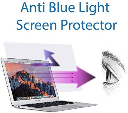 [Australia - AusPower] - Anti Blue Light Screen Protector (2 Pack) for MacBook Air 11 inch Model Number A1370 & A1465. Filter Out Blue Light and Relieve Computer Eye Strain to Help You Sleep Better 