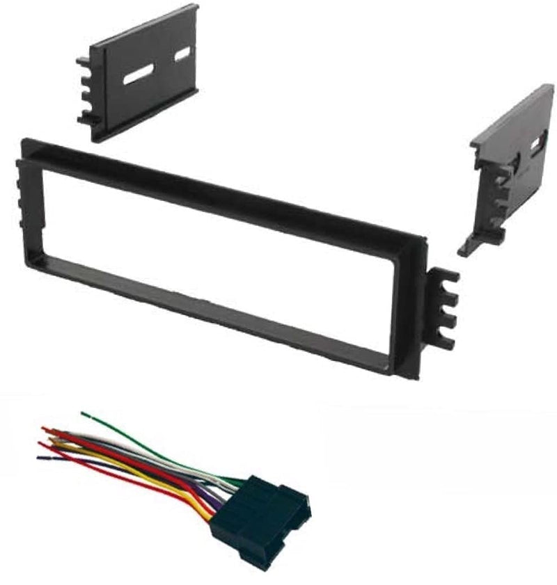 [Australia - AusPower] - ASC Car Stereo Radio Dash Install Kit and Wire Harness for installing a Single Din Aftermarket Radio for 2002 2003 2004 2005 Hyundai Accent 