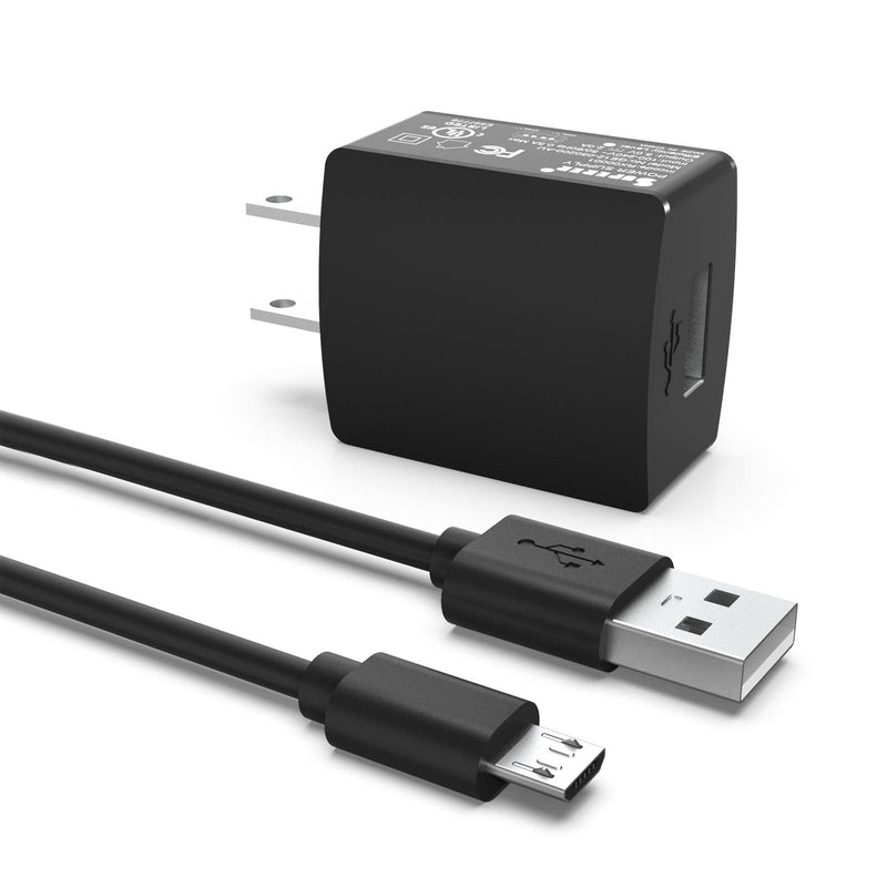 [Australia - AusPower] - Superer Wall Charger Fit for ZTE Z223 AT&T Flip Phone AC Adapter with 5Ft USB to Micro USB Power Supply Cord Cable 