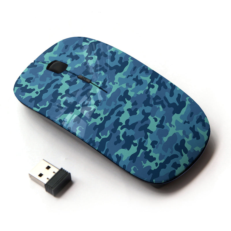 [Australia - AusPower] - KOOLmouse [ Optical 2.4G Wireless Computer Mouse ] [ Blue Camo ] 
