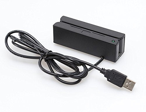 [Australia - AusPower] - Posunitech Mini Msr100 Swipe Magnetic Credit Card Reader 3 Tracks Hi/Lo Data Collector, USB Msr Stripe Card Reader for Point of Sale (POS), Access Control, ID Verify 