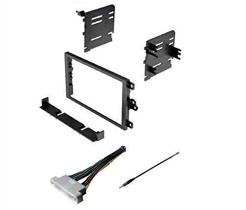 [Australia - AusPower] - ASC Car Stereo Dash Kit, Wire Harness, and Antenna Adapter to Install a Double Din Aftermarket Radio for Some 00-06 Buick Lesabre, 01-03 Oldsmobile Aurora, 00-05 Pontiac Bonneville - No Premium Amp 