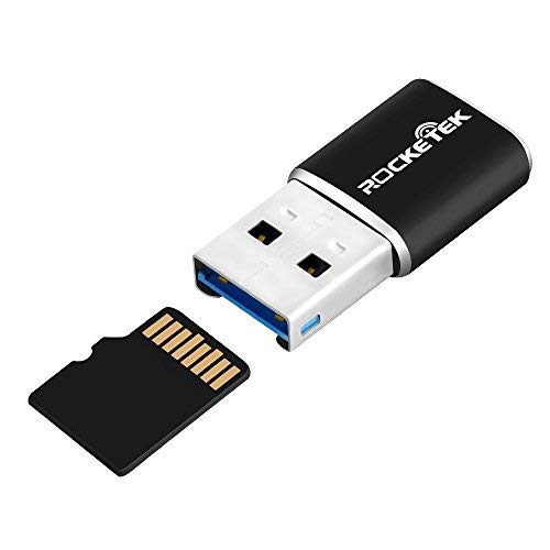[Australia - AusPower] - Rocketek Aluminum USB 3.0 Portable Memory Card Reader Adapter for Micro SD Card/TF Card Reader Adapter 