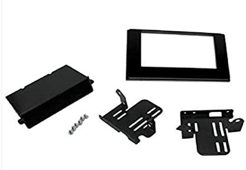 [Australia - AusPower] - Scosche TA2121B Compatible with 2016-Up Toyota Tacoma Premium Model ISO Double DIN w/ Pocket Dash Kit Black 
