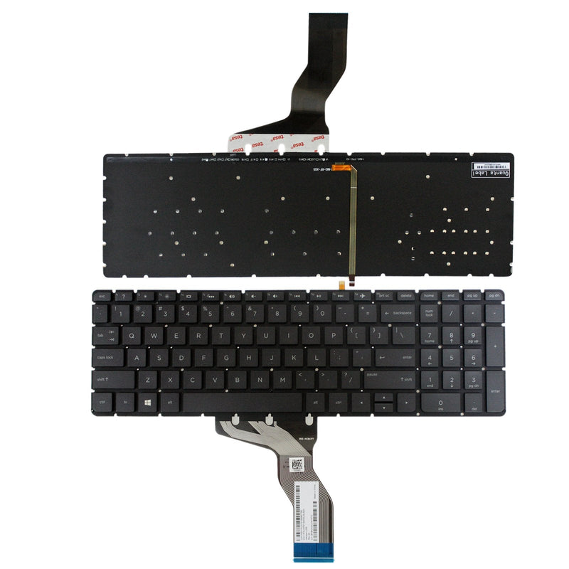 [Australia - AusPower] - GinTai US Keyboard Backlit Black Replacement for HP 15-ab292nr 15-ab293cl 15-ab020ca 15-ab021ca 15-ab022ca 15-ab027cl 15-ab036cy 15-ab037cy 15-bk117cl 15-bk127cl 15-bk137cl 15-bk157cl 