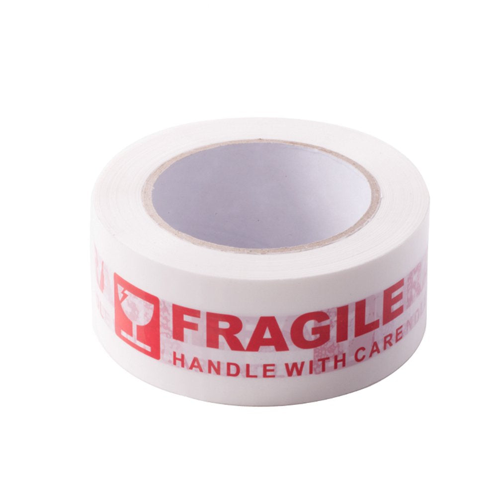 [Australia - AusPower] - AGU Warning Fragile Tape-Handle with Care Packing Printing Tape-2 Inch x 330 Feet (110 Yards) -1 Roll 1 Roll 
